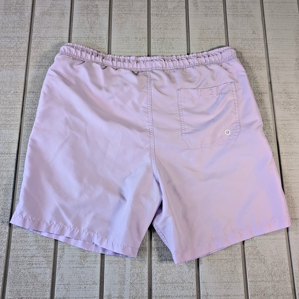 Surf Society Shorts Mens Size XL Swim Pool Shorts Purple Draw String Lined Daily - Picture 9 of 9